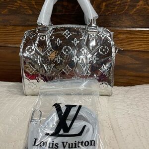 Louis Vuitton Silver Speedy 20 Women's Bag